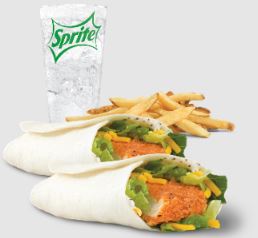 Spicy Chicken Wrap Duo Combo